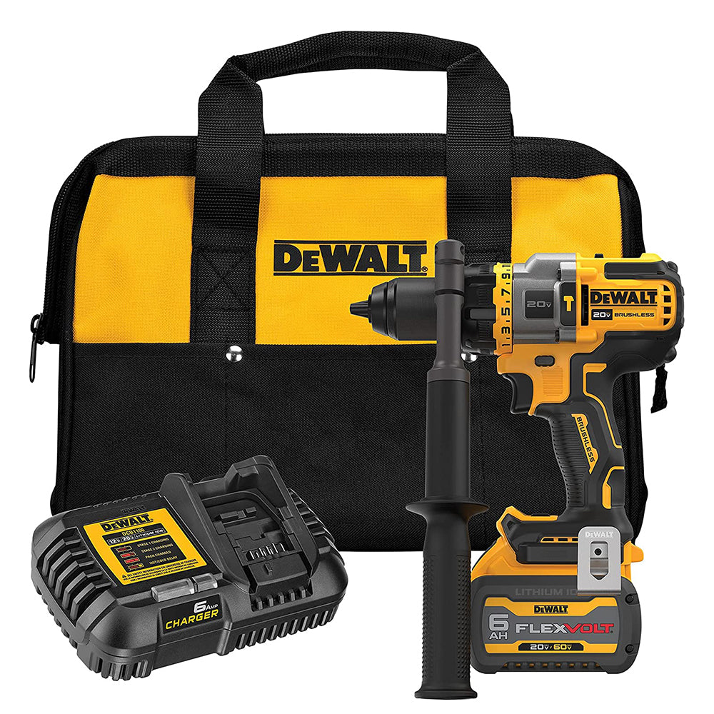 DEWALT FLEXVOLT ADVANTAGE 20V MAX* Hammer Drill, Cordless, 1/2-Inch (DCD999T1)