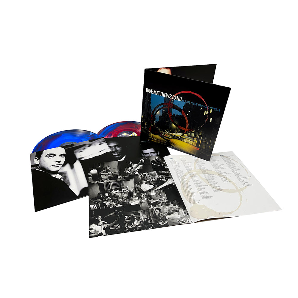 Dave Matthews Band - Before These Crowded Streets 25th Anniversary 2-LP Set Red and Blue Swirl Vinyl