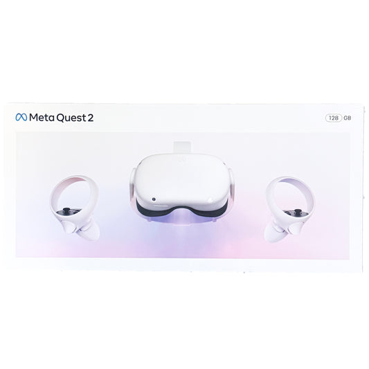 Meta Quest 2: All-In-One Wireless VR Headset - 128GB (899-00182-02)