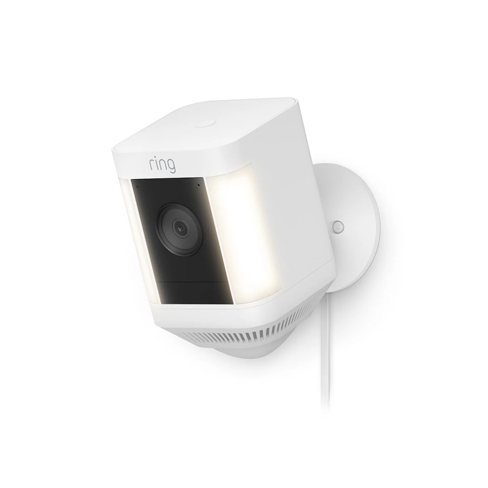 Ring Spotlight Cam Plus Outdoor Camera - Plug-In (White)