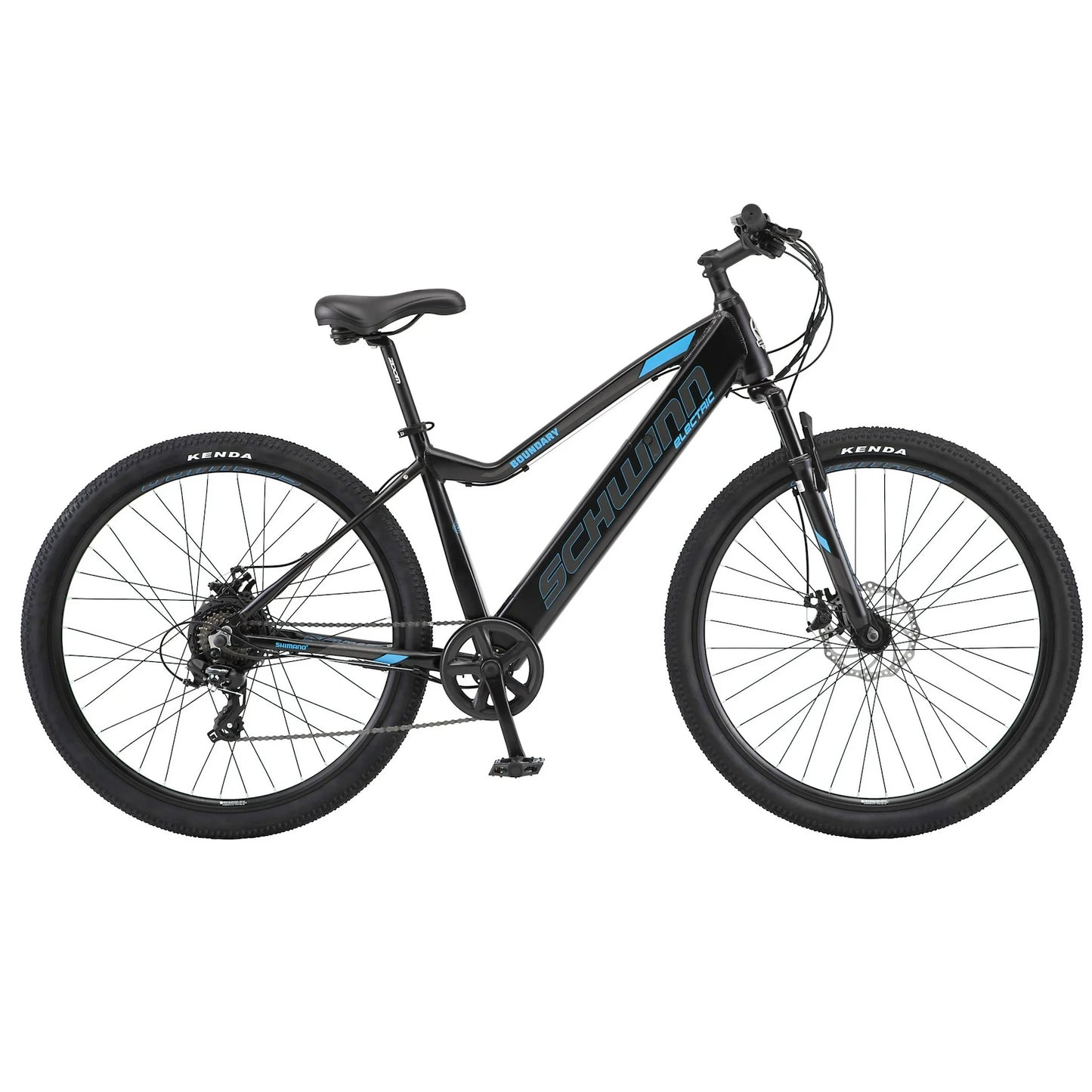 Schwinn 29-in. Boundary Unisex Electric Mountain Bike for Adults, Black, 250w Ebike Motor (S7522WMDS)