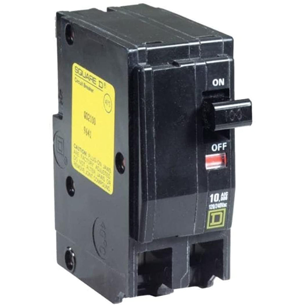Square D QO 100-Amp 2-Pole Standard Trip Circuit Breaker (QO2100C)