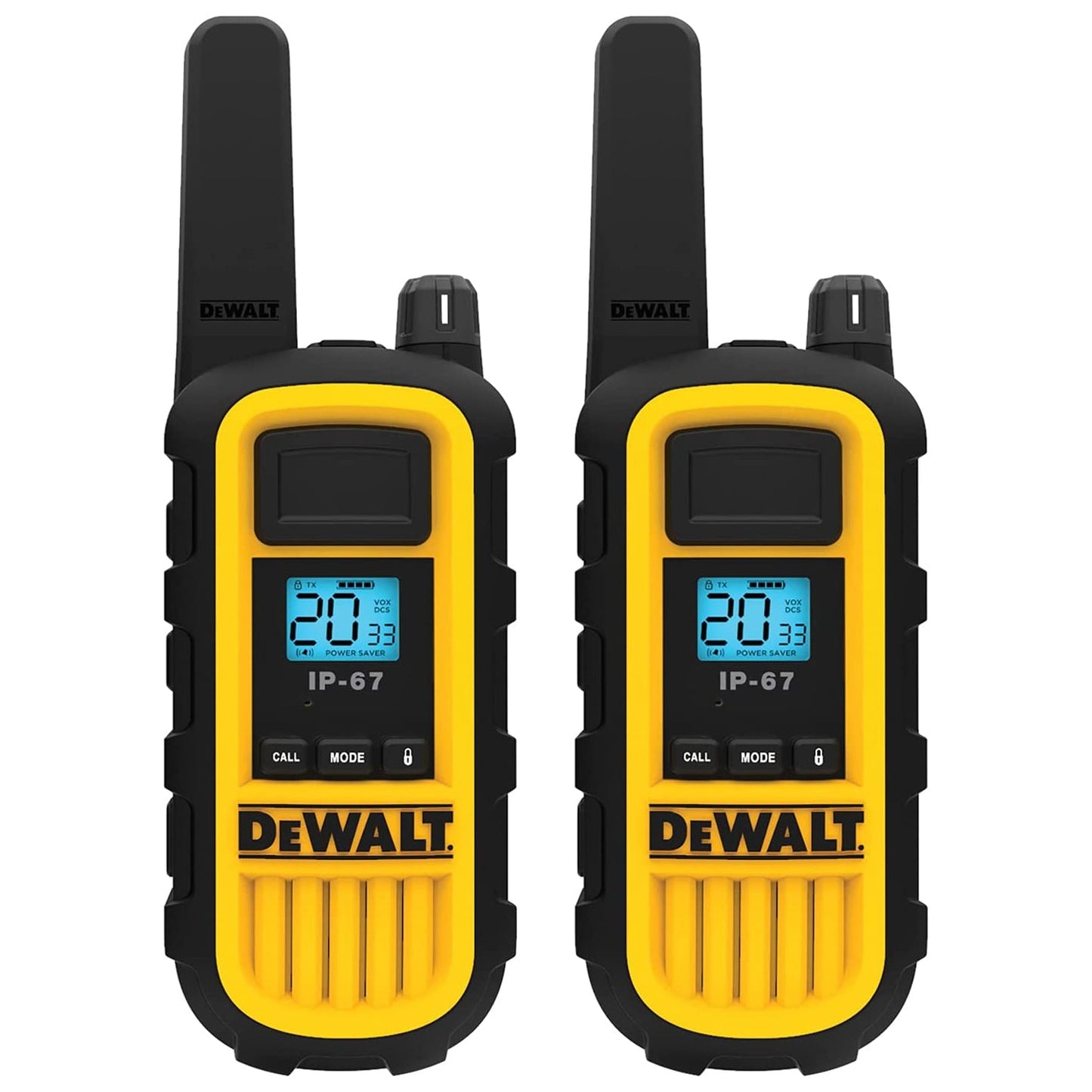 DEWALT FRS 2-Way 2-Watt IP67 Radio Set (2-Pack) (DXFRS800) - Nyson Retail