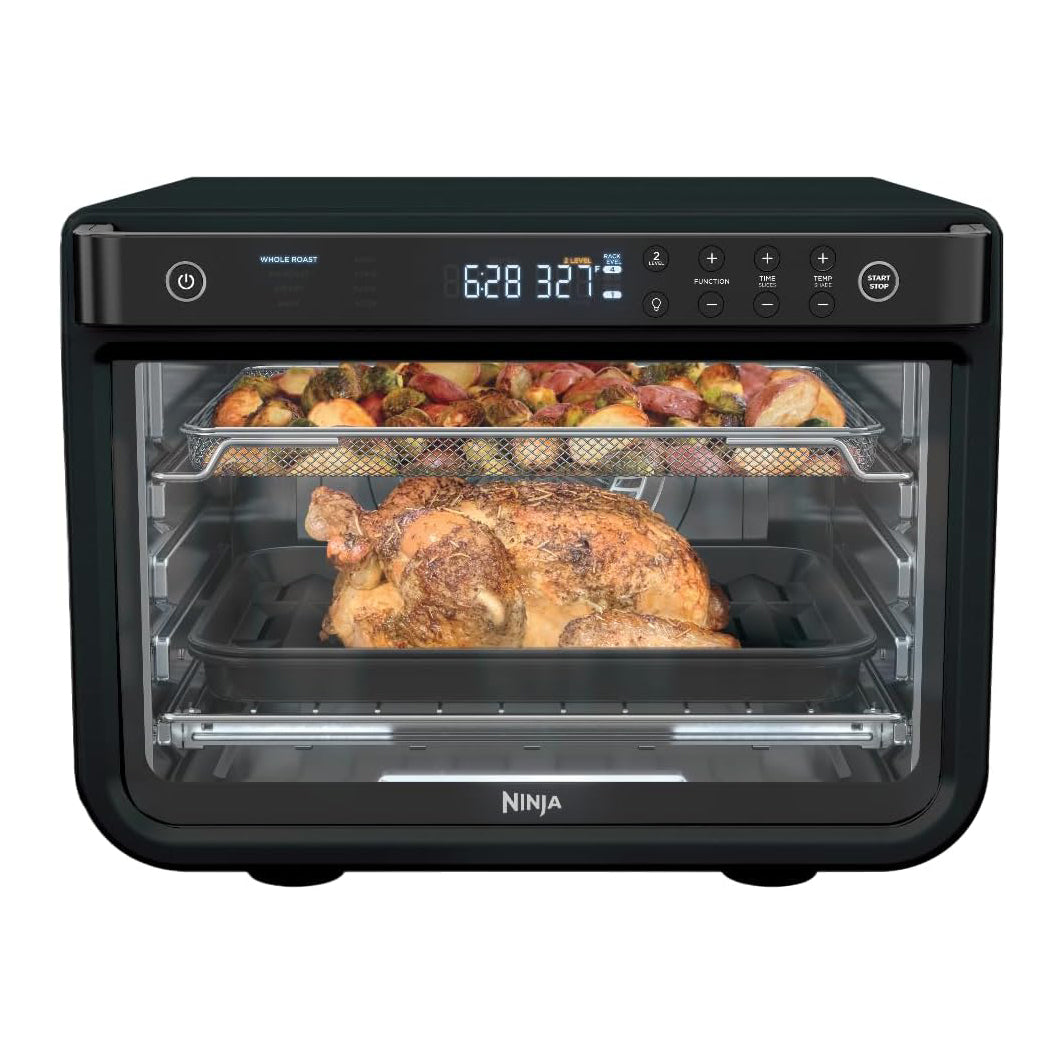 Ninja DT202BK Foodi 8-in-1 XL Pro Air Fry Oven, Large Countertop Convection Oven, Digital Toaster Oven, 1800 Watts, Black