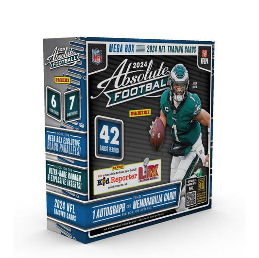 2024 Panini Absolute Football NFL Trading Cards Mega Box