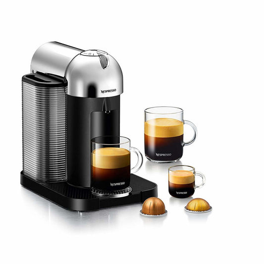 Nespresso Vertuo Chrome Coffee Maker and Espresso Machine by Breville (BNV220CRO1BUC1)