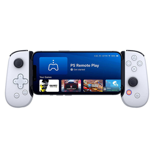 Backbone One Mobile Gaming Controller for iPhone - PlayStation Edition - White (Lightning)