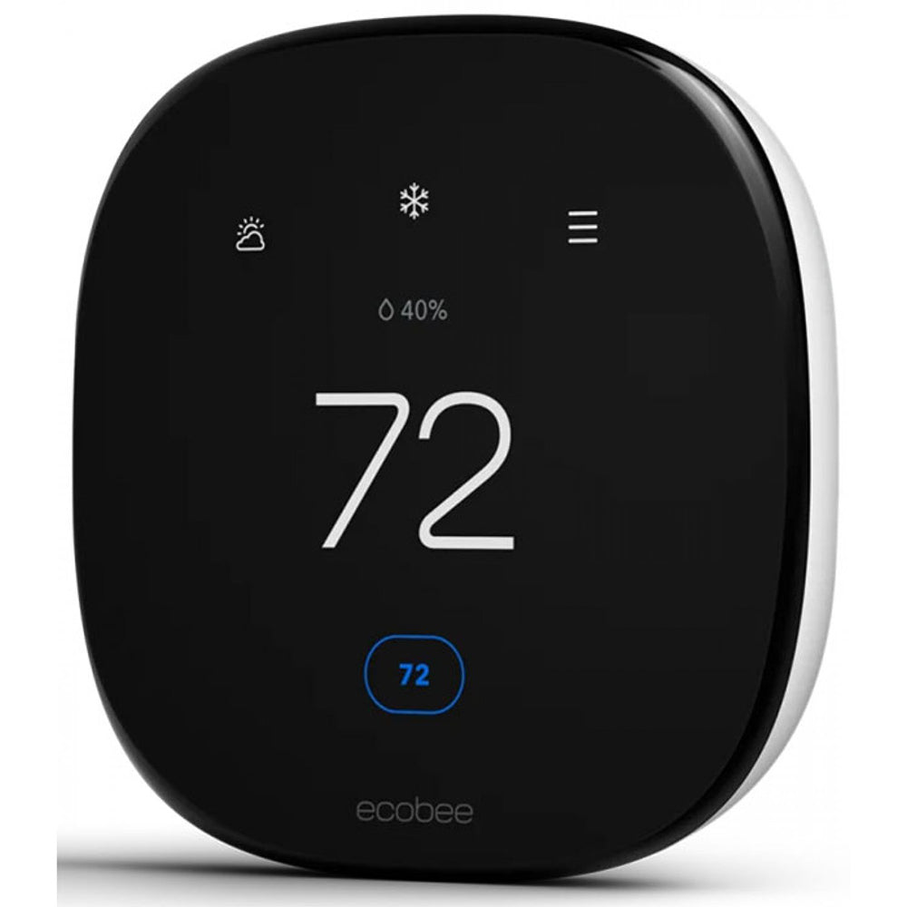 ecobee Smart Wi-Fi Thermostat Enhanced - Black (EB-STATE6L-01)