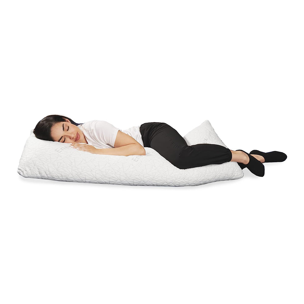 EnerPlex Body Pillow for Adults - Adjustable 54 x 20 Inch Long Pillow