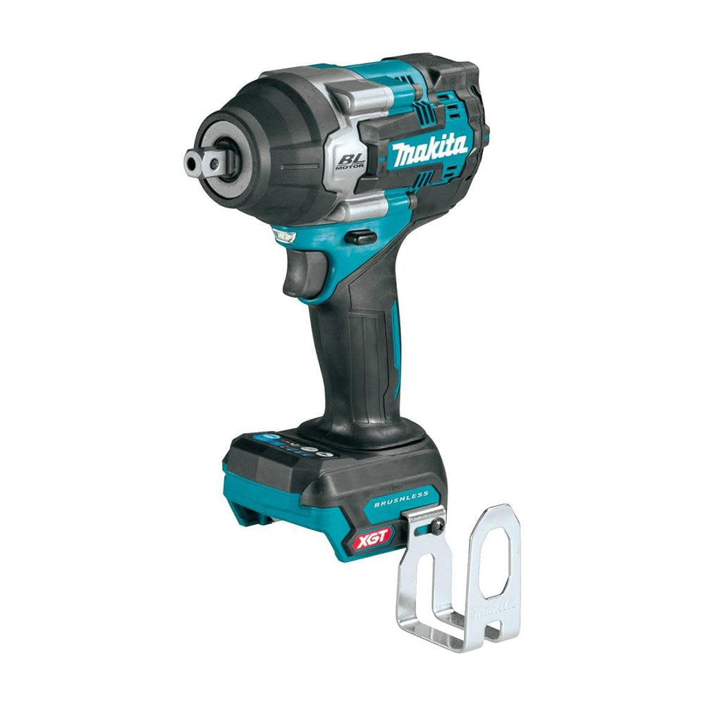 Makita 40V Max XGT Square Drive Impact Wrench 1/2 inches Bare Tool Brushless Cordless 4 Speed Mid Torque With Detent Anvil (GWT08Z)