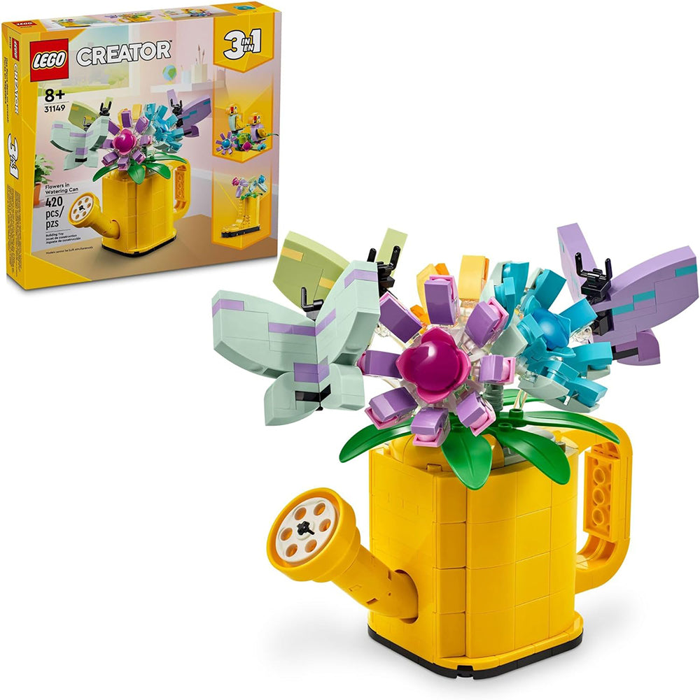 LEGO Creator 3 in 1 Flowers in Watering Can Building Toy (31149)