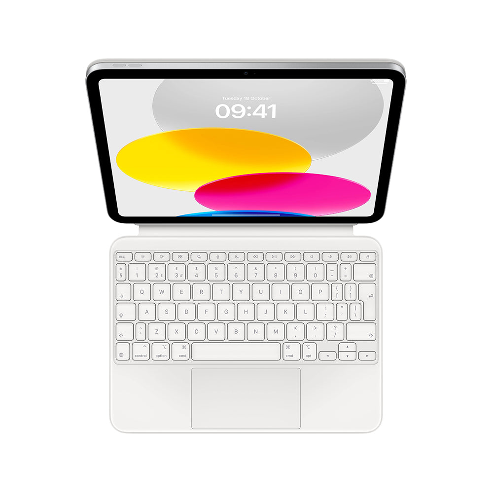 Apple Magic Keyboard Folio for iPad (10th generation) - White (MQDP3LL/A)