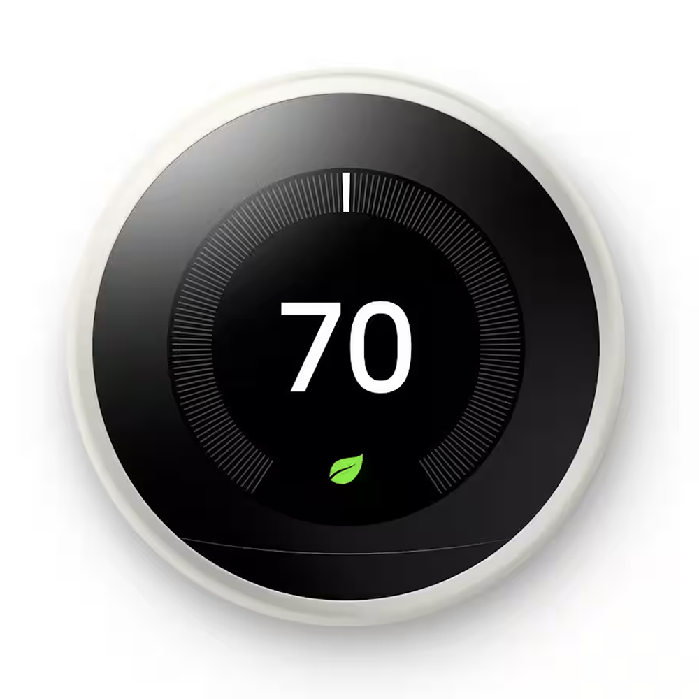 Google Nest Learning Smart Wifi Thermostat - White (T3017US)