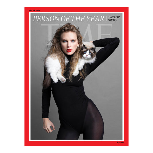 TIME Person Of The Year 2023 - Taylor Swift Cover with Cat Limited Edition