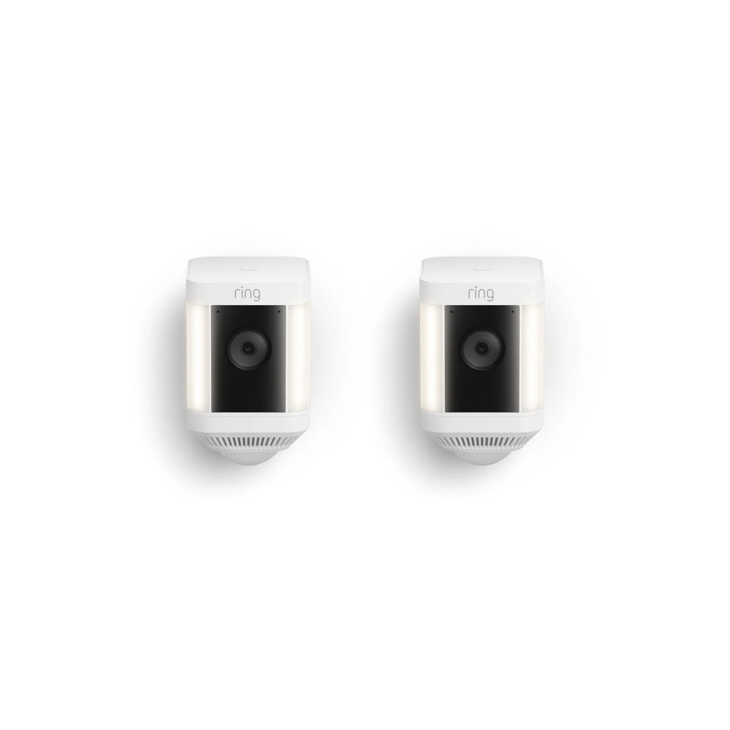 Ring Spotlight Cam Plus Battery - White (2 Pack)