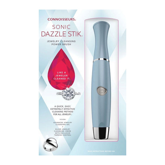 Connoisseurs Sonic Dazzle Stik Electric Jewelry Diamond Cleaning Power Brush Kit (1062)