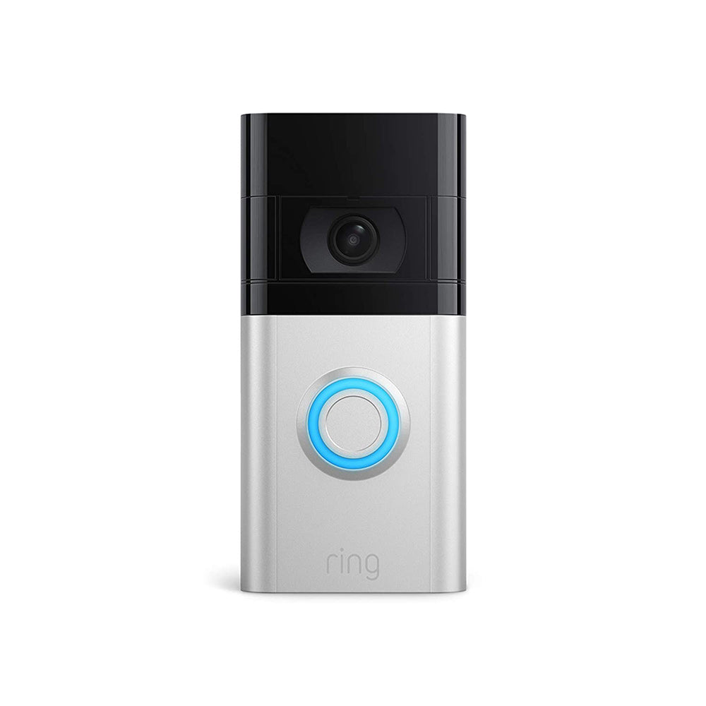 Ring Doorbell 4 with Video Previews - Satin Nickel