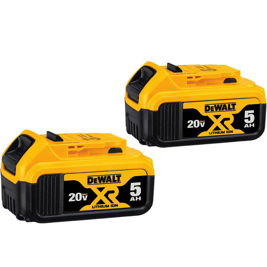 DEWALT 20V Max XR 20V Battery, 5.0-Ah, 2-Pack (DCB205-2) - Nyson Retail