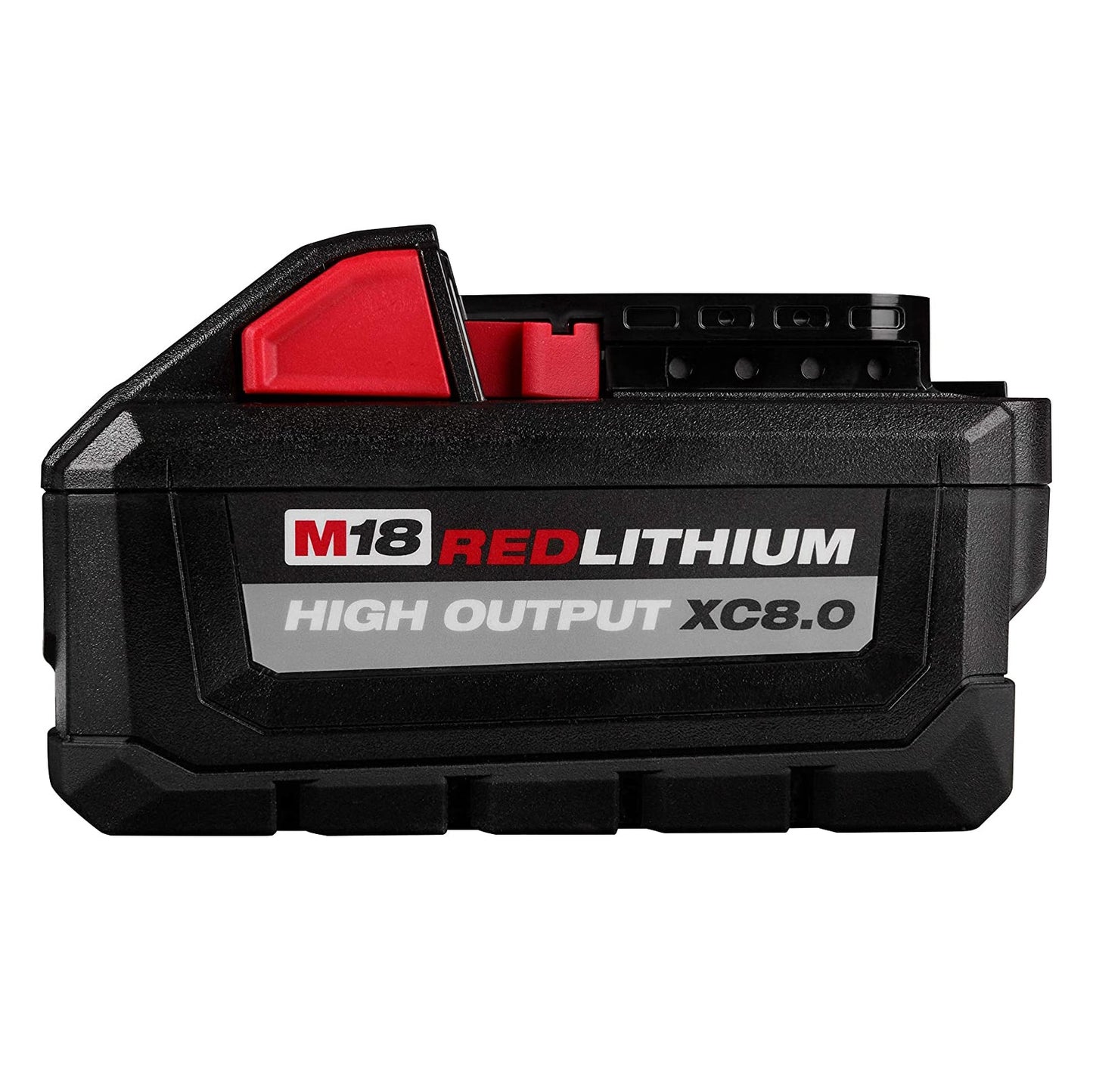Milwaukee M18 REDLITHIUM HIGH OUTPUT 18v 8.0 Ah Lithium-Ion Battery Pack (48-11-1880) - Nyson Retail